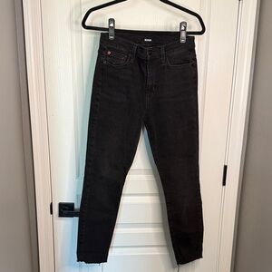 Hudson Blair High Rise Super Skinny Jeans Black High Waist Skinny Stretch Jeans